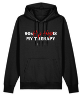 90s Hip Hop Is My Theropy - Organic Heavyweight Hoodie