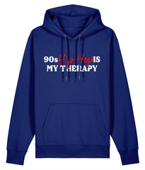 90s Hip Hop Is My Theropy - Organic Heavyweight Hoodie