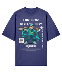Hip Hop Astrology – Aquarius 'Aquar D' Oversize Tee