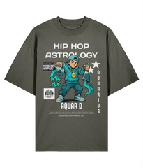 Hip Hop Astrology – Aquarius 'Aquar D' Oversize Tee