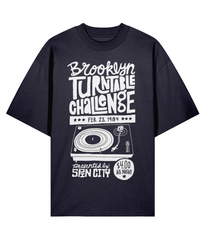 Brooklyn Turntable Challange - Oversize Organic Tee