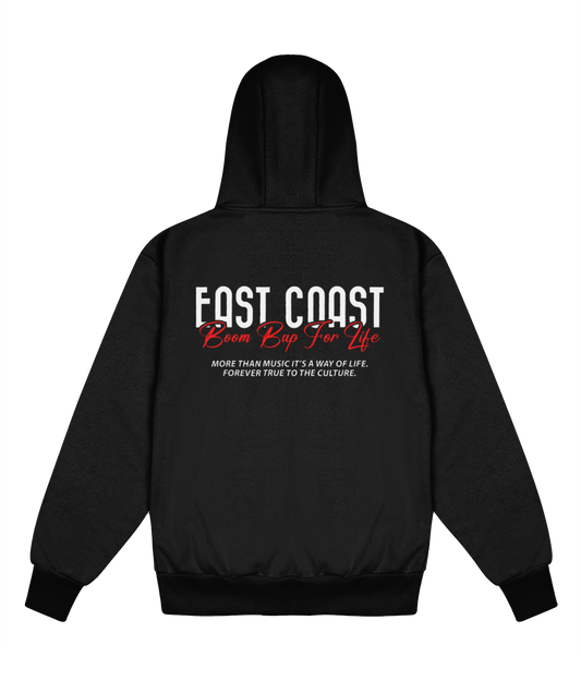 East Coast Boom Bap For Life - Delux Heavyweight Hoodie