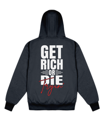 Get Rich Or Die Tryin' - Delux Hip Hop Hoodie (Heavyweight Edition)