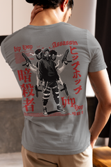 Hip Hip Assassin - Hip Hop Amime T-Shirt (Front & Back Print)