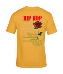 Hip Hop Poetry - T-Shirt (Back Print) - 4 Colors