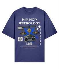 Hip Hop Astrology – Libra Zodiac Oversize Tee