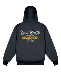 Live & Brethe 90s Hip Hop - Delux Heavyweight Hoodie