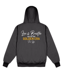 Live & Brethe 90s Hip Hop - Delux Heavyweight Hoodie