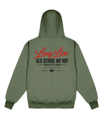 Long Live Old School Hip Hop - Delux Heavyweight Hoodie