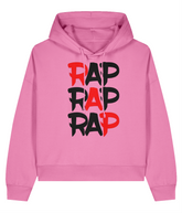 Rap Rap Rap- Ladies Organic Hoddie