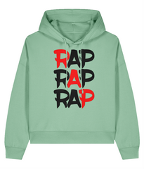 Rap Rap Rap- Ladies Organic Hoddie