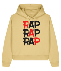 Rap Rap Rap- Ladies Organic Hoddie