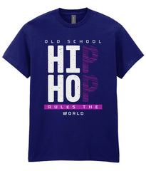 Old School Hip Hop Rules The World - T-Shirt - 5 Colours
