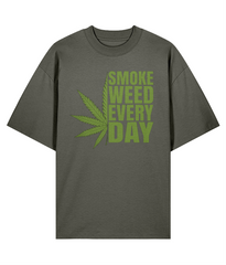 Smoke Weed Everyday - Oversized Organic Tee