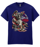 The Floor Is My Canvas T-shirt with breakdance-inspired front artwork
