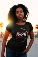 1520 Sedwick Ave - Ladies Stretch T-Shirt