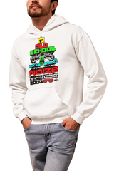 Old School Hip Hop Party - College Hoodie - Heather Grey - #PHC