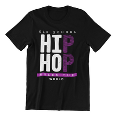 Old School Hip Hop Rules The World - T-Shirt - 5 Colours #HH50th