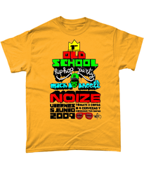Old School Party - T Shirt - White/Lime/Grey/Gold - #PHC - One Stop Hip Hop UK
