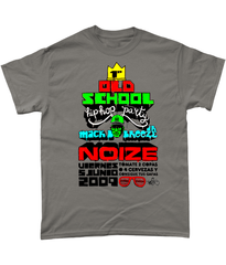 Old School Party - T Shirt - White/Lime/Grey/Gold - #PHC - One Stop Hip Hop UK