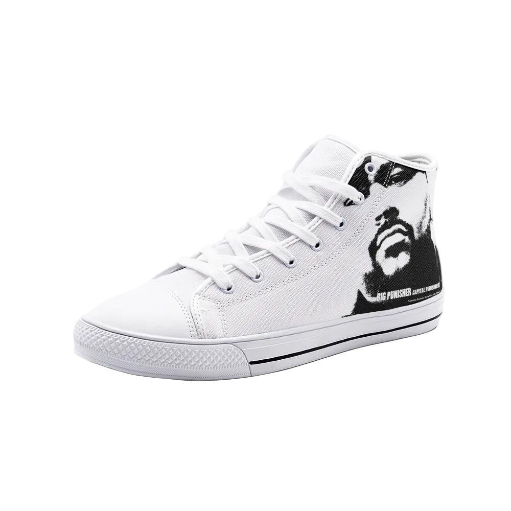 Big Pun - 90s Hip Hop Fashion - Baseball Shoe - High Top Canvas Shoes - FREE SHIPPING - One Stop Hip Hop UK