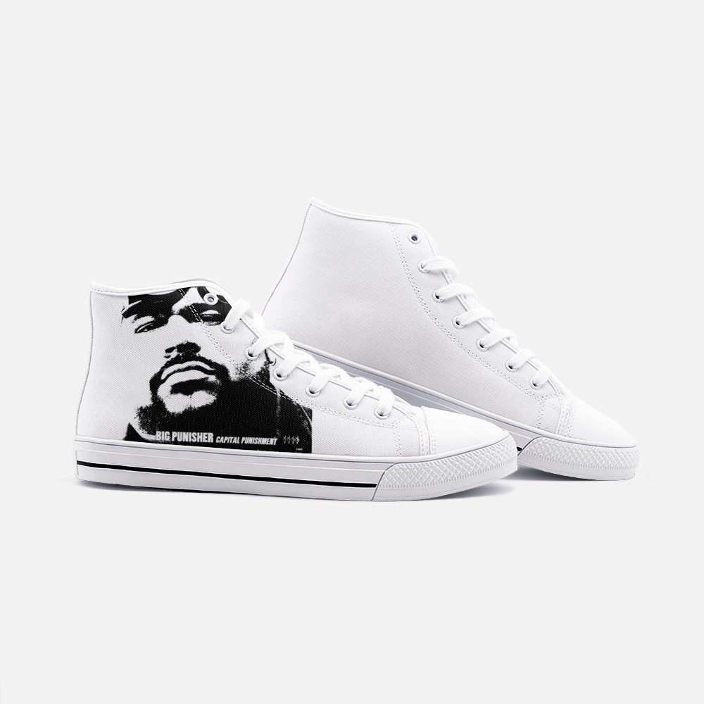 Big Pun - 90s Hip Hop Fashion - Baseball Shoe - High Top Canvas Shoes - FREE SHIPPING - One Stop Hip Hop UK