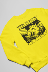 RUN DMC EXPORT - Old School Hip Hop Sweatshirt - Black/Purple/Yellow/Navy - One Stop Hip Hop UK