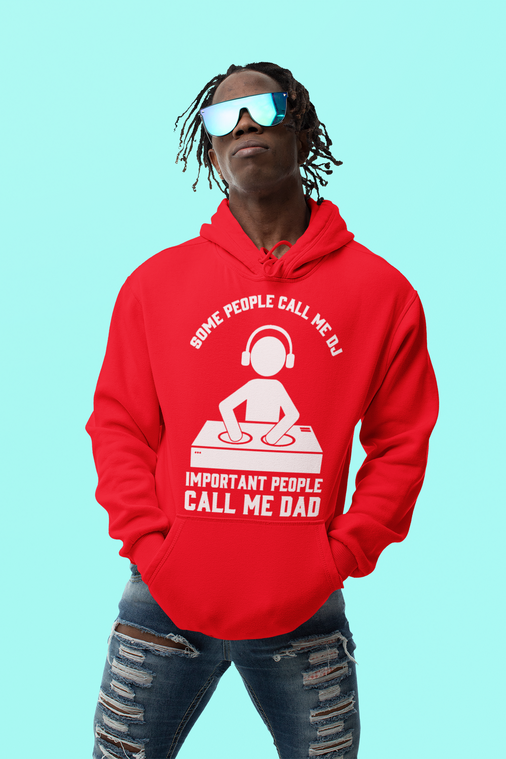 DJ Dad Hoodie - Urban Apparel 5 Colors - Long Sleeve FREE shipping - Online Store - One Stop Hip Hop UK