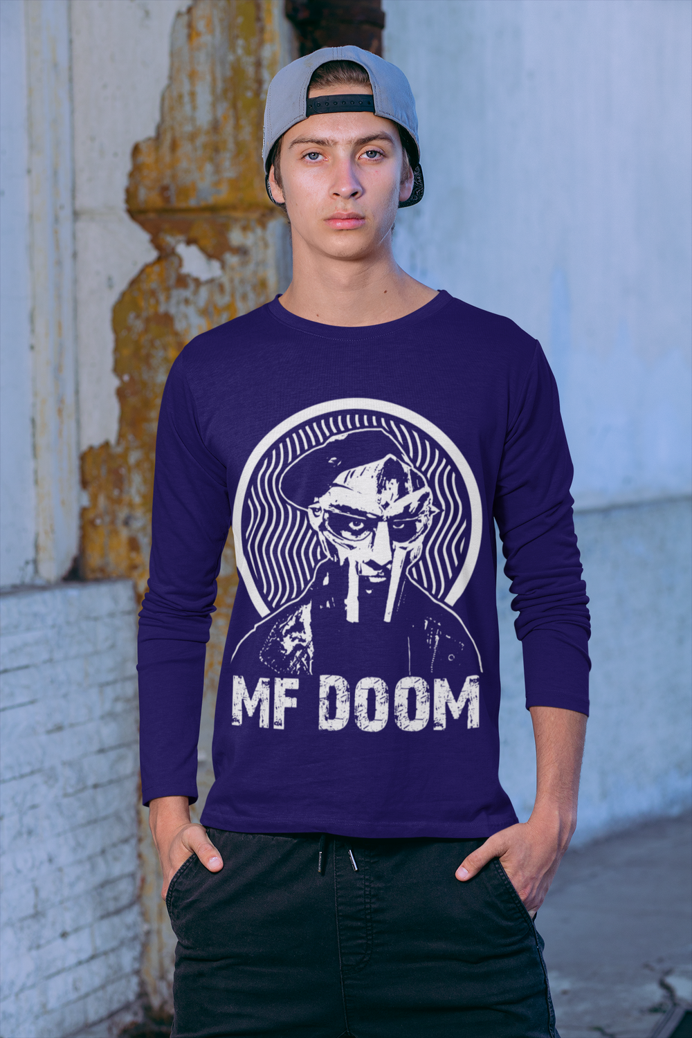 MF Doom Long Sleeve Tee - 5 Colors Hip Hop Clothing - FREE Shipping - Online Store - One Stop Hip Hop UK