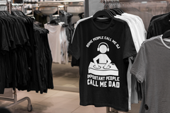 DJ Dad T-Shirt - Short Sleeve Shirt 5 Colors - Urban Streetwear - Online Shop - One Stop Hip Hop UK