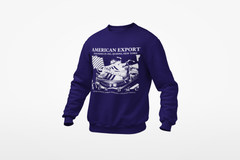 RUN DMC EXPORT - Old School Hip Hop Sweatshirt - Black/Purple/Yellow/Navy - One Stop Hip Hop UK