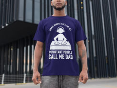DJ Dad T-Shirt - Short Sleeve Shirt 5 Colors - Urban Streetwear - Online Shop - One Stop Hip Hop UK