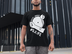 Vinyl Junkie T-Shirt - Short Sleeve Shirt 5 Colors - Urban Streetwear - Online Store - One Stop Hip Hop UK