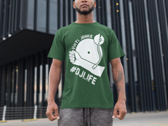 Vinyl Junkie T-Shirt - Short Sleeve Shirt 5 Colors - Urban Streetwear - Online Store - One Stop Hip Hop UK