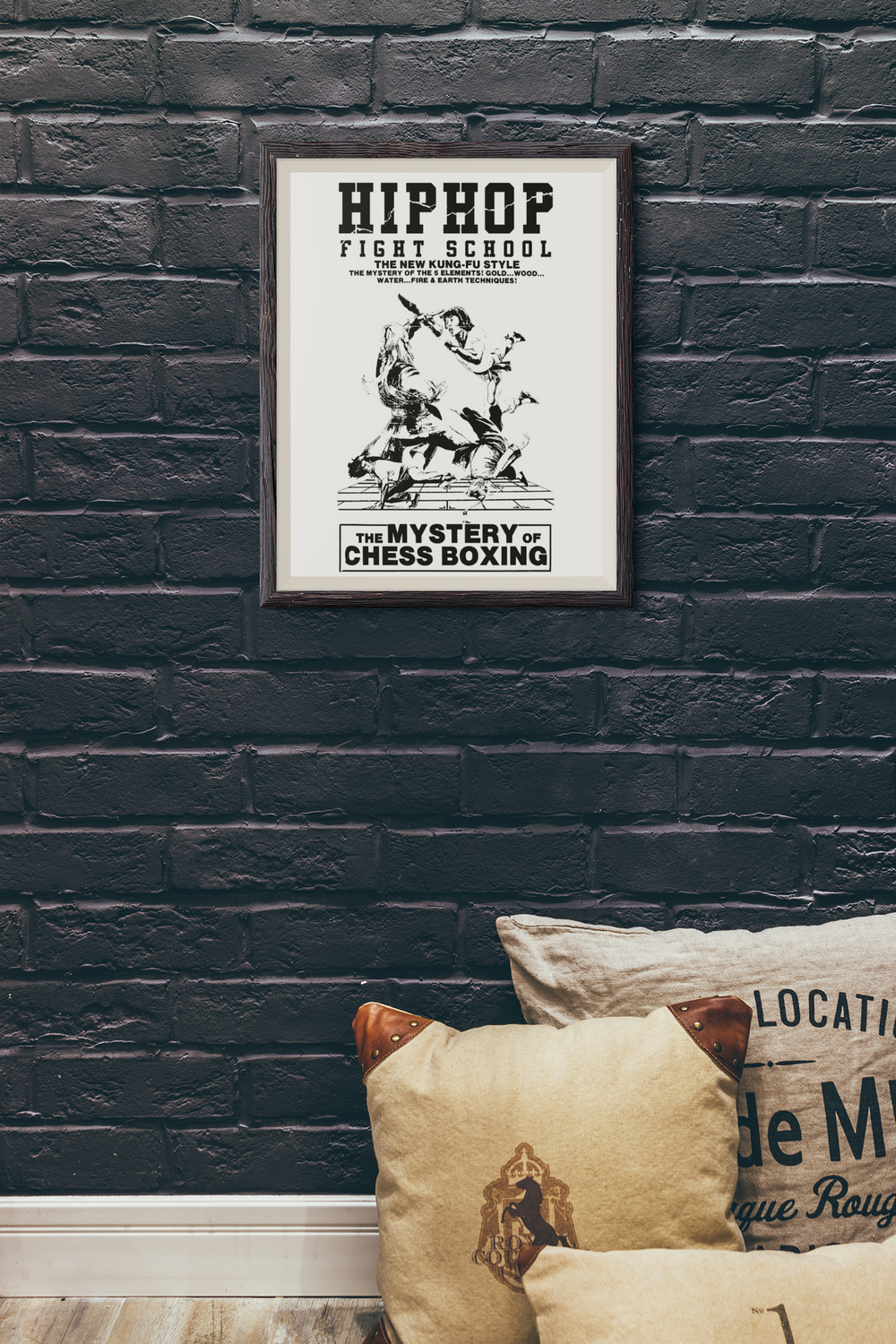 Mystery of Chess Boxing - Black Frame - Wall Art - One Stop Hip Hop UK