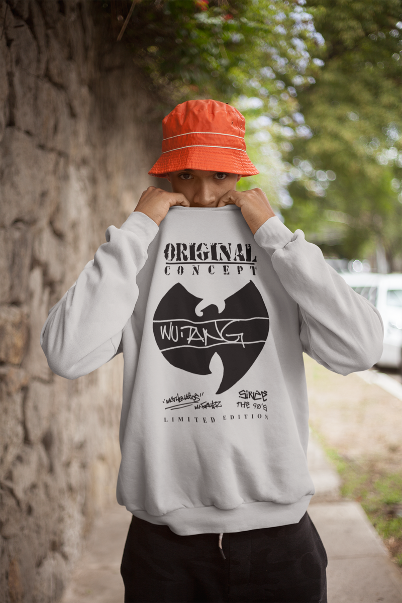 Wu Tang Clan Concept Sweatshirt Green Yellow Grey Hip Hop Streetwear New 36 Chambers Wu Tang Forever Fashion Old School One Stop Hip Hop UK