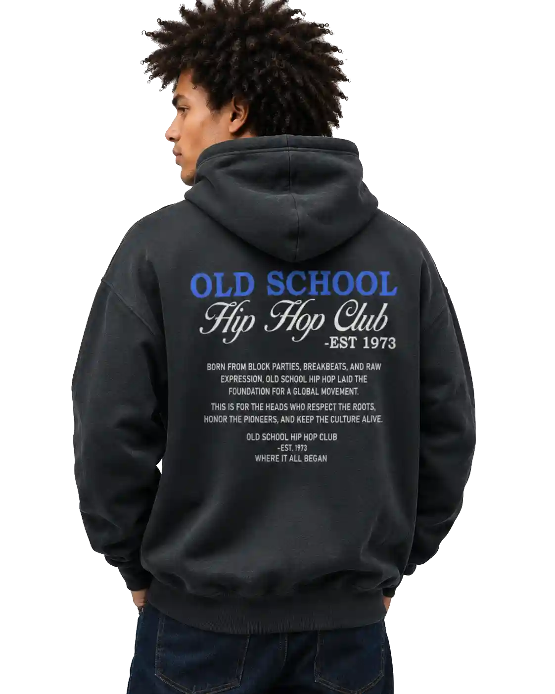 Old School Hip Hop Club - Delux Heavyweight Hoodie