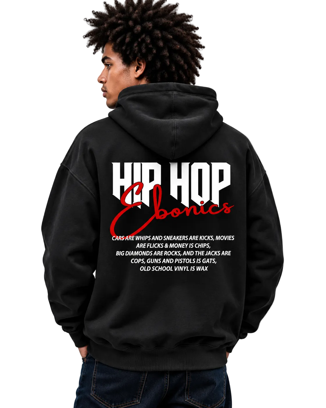Hip Hop Ebonics - Delux Heavyweight Hoodie