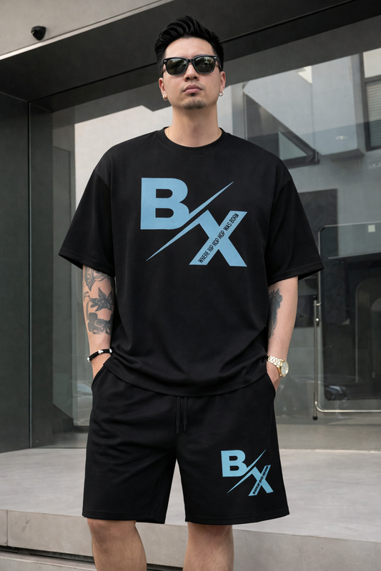 BX The Birth Place Of Hip Hop - Oversize Tee & Shorts Combo