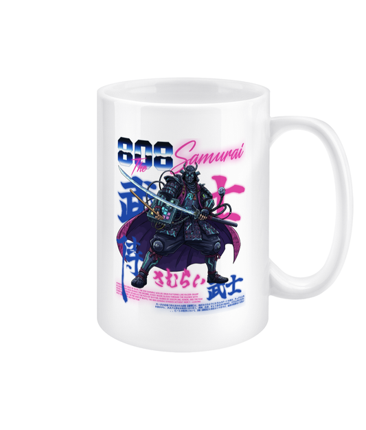 808 Samurai Coffee Mug — 15oz Ceramic