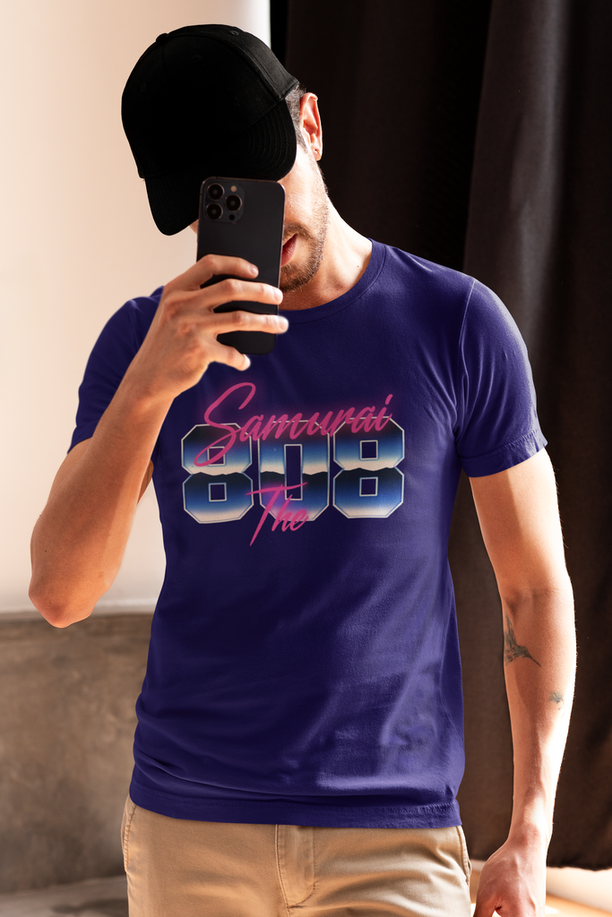 808 Sumurai - Hip Hop Amime T-Shirt (Front & Back Print)