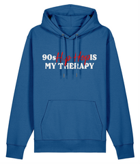 90s Hip Hop Is My Theropy - Organic Heavyweight Hoodie