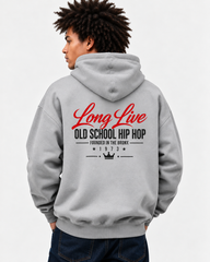 Long Live Old School Hip Hop - Delux Heavyweight Hoodie