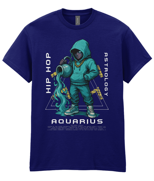 Hip Hop Astrology T-Shirt - Aquarius