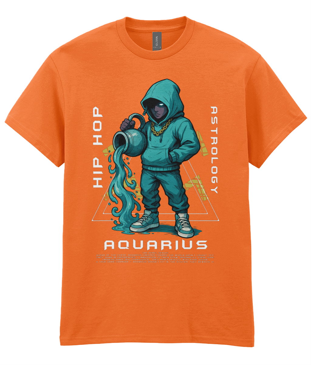 Hip Hop Astology T-Shirt - Aquarius