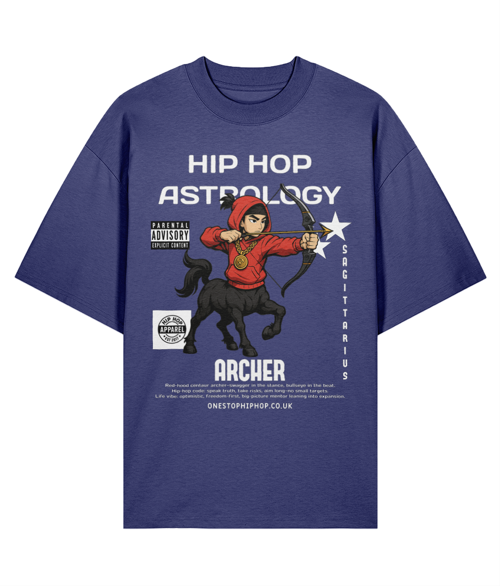 Hip Hop Astrology – Sagittarius Archer’ Oversized Tee