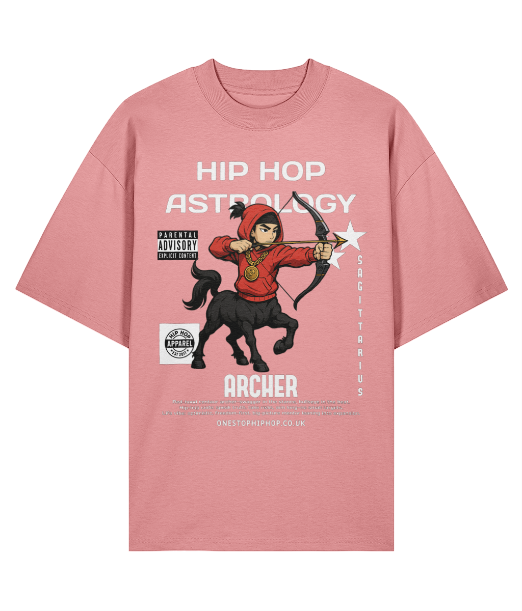 Hip Hop Astrology – Sagittarius Archer’ Oversized Tee