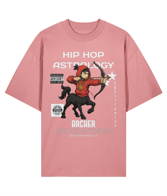 Hip Hop Astrology – Sagittarius Archer’ Oversized Tee