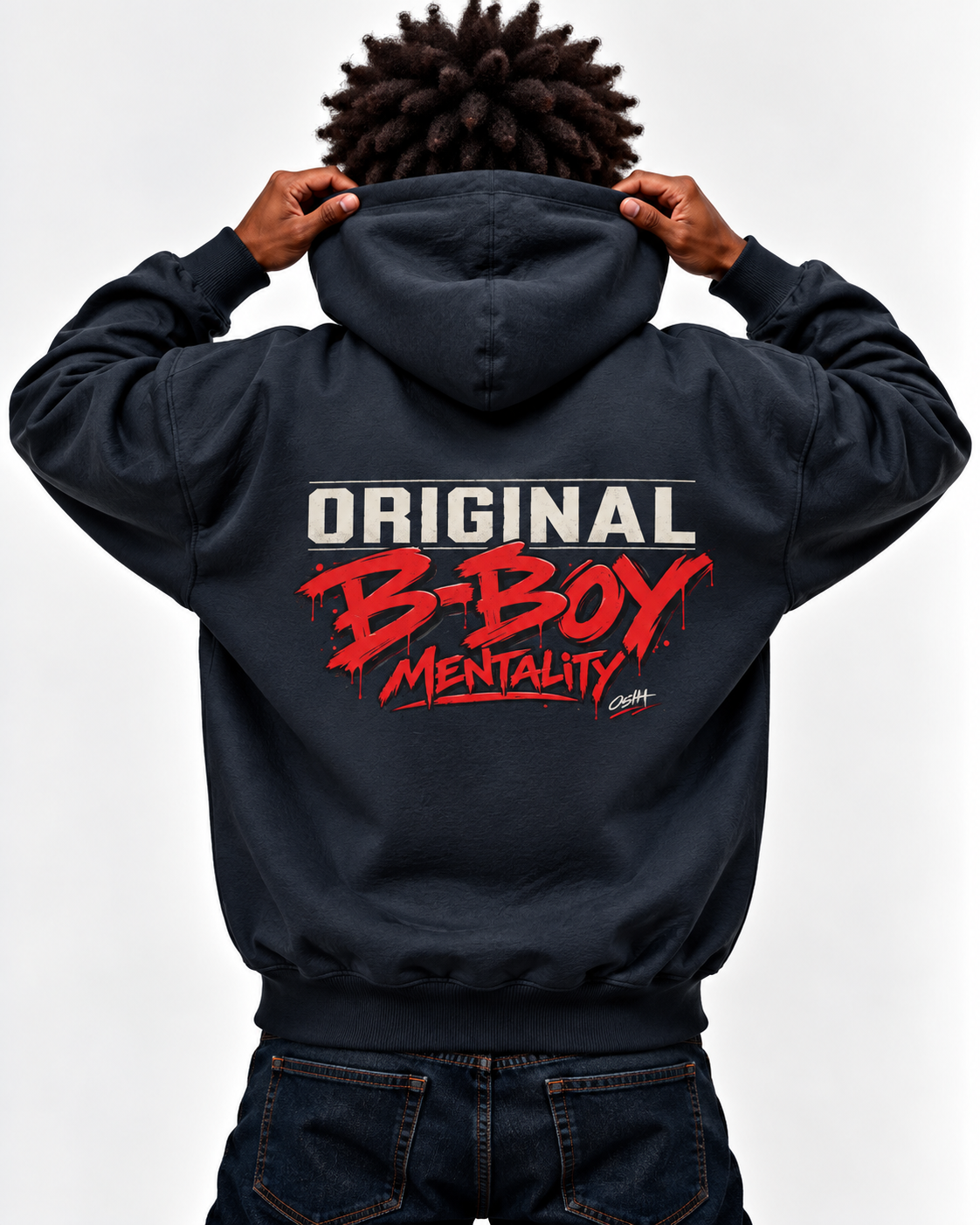 Oringinal B-Boy Mentality - Delux heavyweight Hoodie