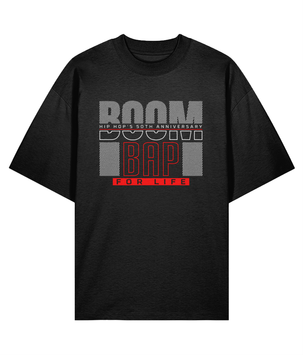 Boom Bap For Life - Oversize Organic Tee